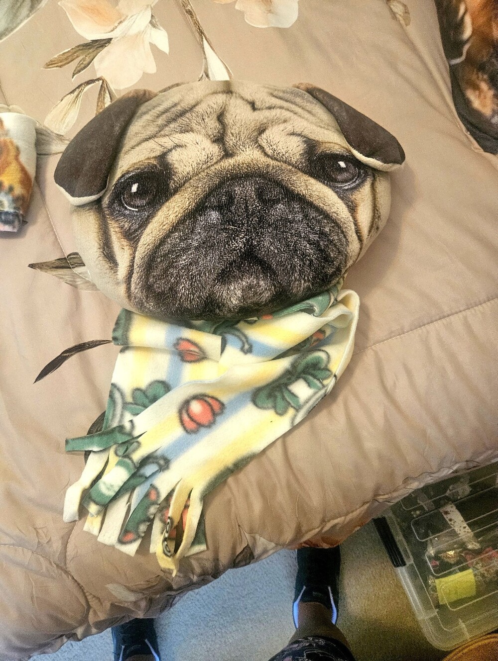 Doggie SCARVES handmade NEW polar Fleece Fringe On Ends OS Groomers Love..
